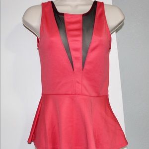 Beautiful coral baby doll top